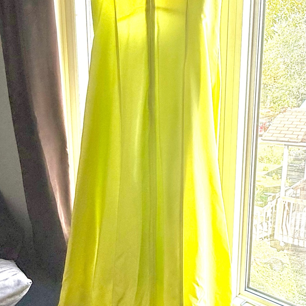 Elegant Lime Green Women's Dress
